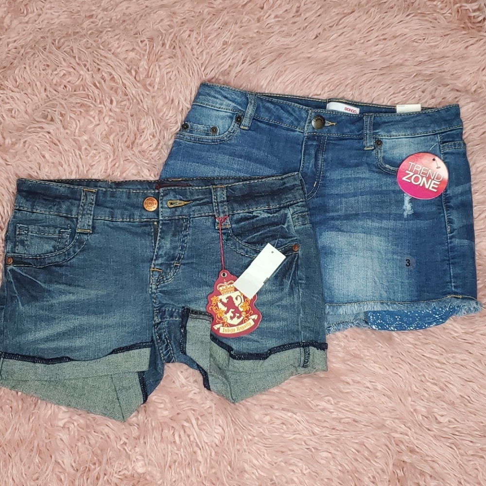 2 pair Jeans Shorts NWT